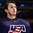 GRAND FORKS, NORTH DAKOTA - APRIL 16: USA's Joseph Woll #29 looks on during the national anthem following a 6-1 preliminary round win over Sweden at the 2016 IIHF Ice Hockey U18 World Championship. (Photo by Minas Panagiotakis/HHOF-IIHF Images)

